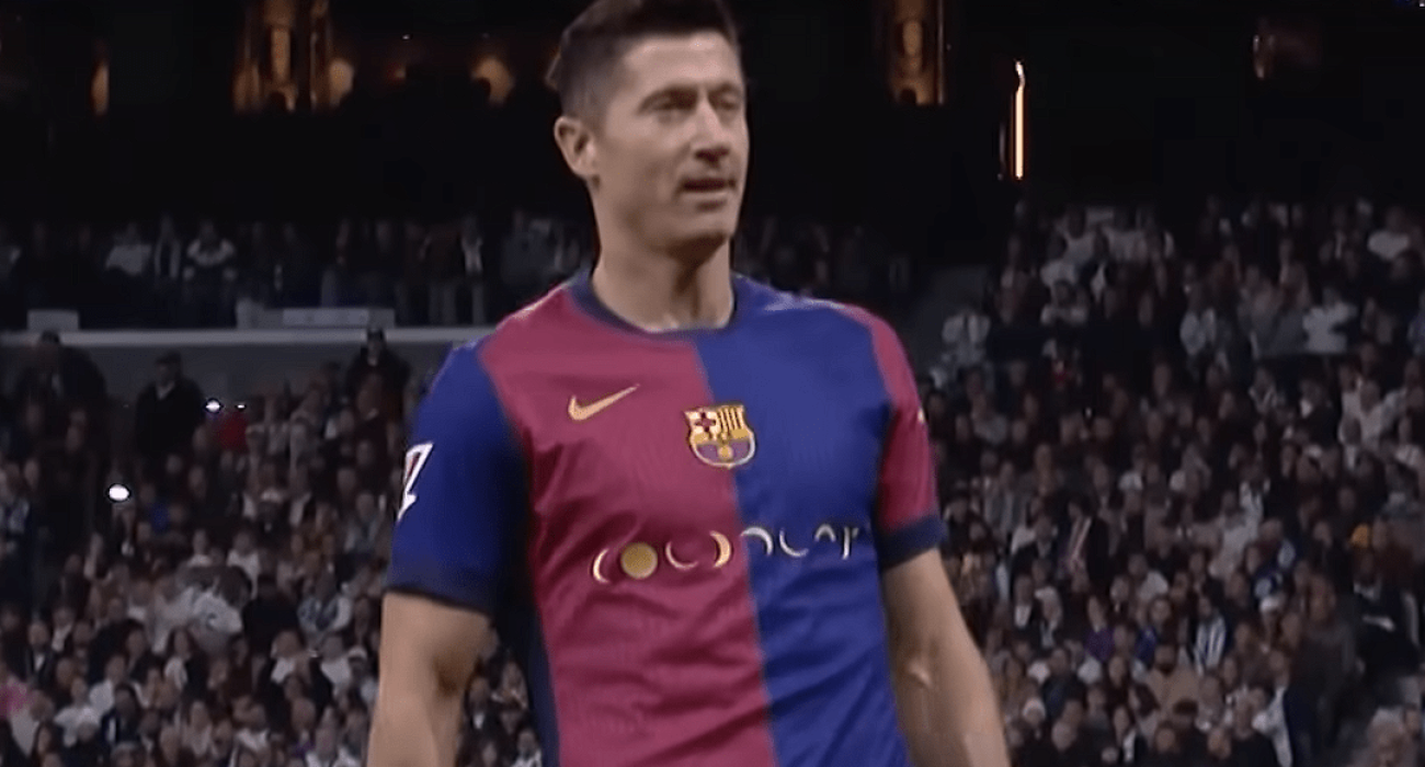 Ο Ρόμπερτ Λεβαντόφσκι / Πηγή: Printscreen