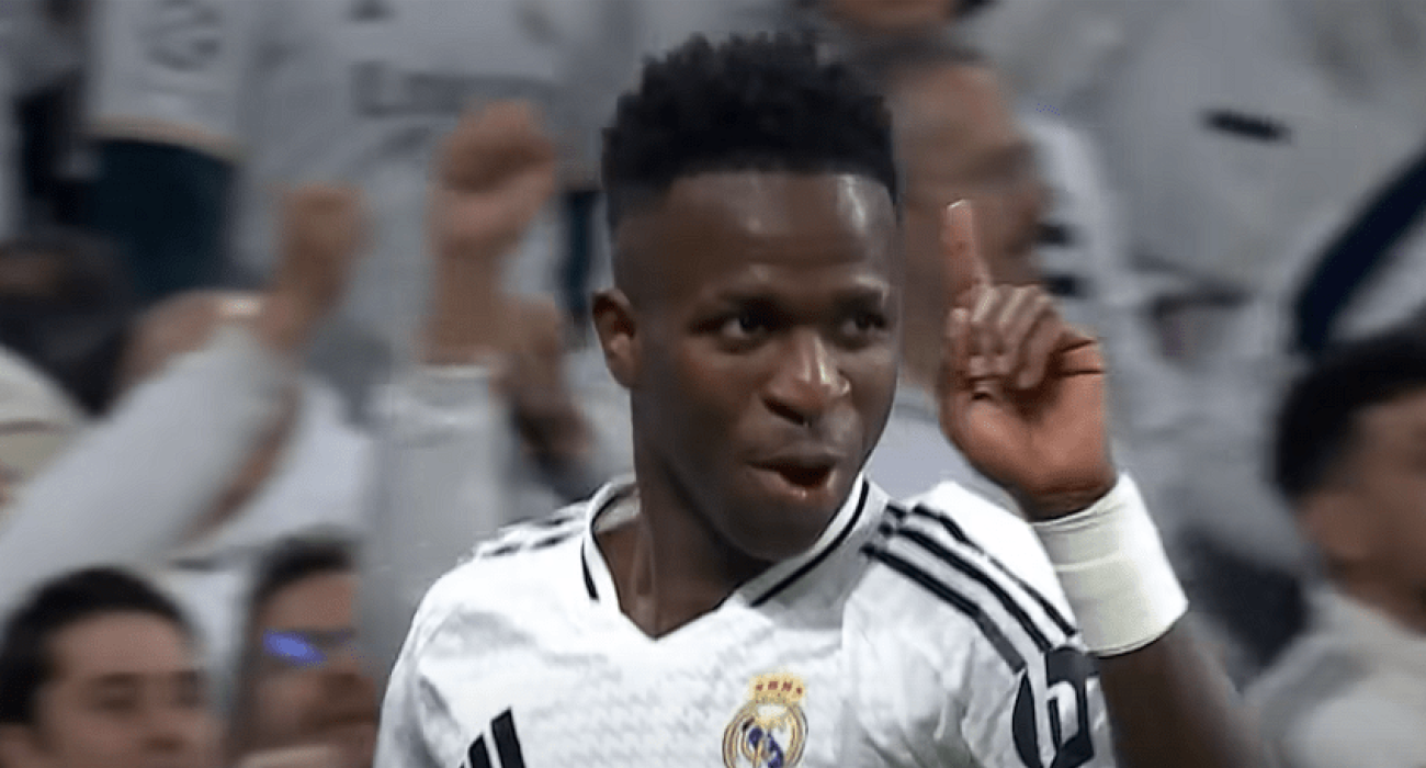 Ο Βινίσιους πανηγυρίζοντας γκολ που σημείωσε / Πηγή: Printscreen