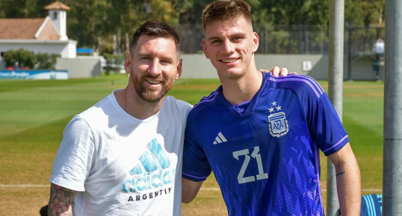 Ο Κέβιν Σενόν με τον Λιονέλ Μέσι / Πηγή: Instagram Kevin Zenon