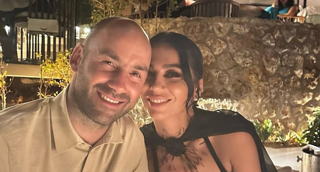 Ο Βασίλης Σπανούλης και η Ολυμπία Χοψονίδου/Πηγή: instagram.com/olympiachop