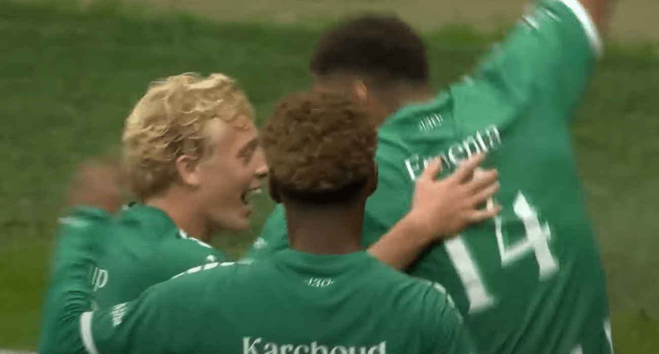 Οι παίκτες της Βίμποργκ πανηγυρίζουν γκολ που  πέτυχαν / Screenshot