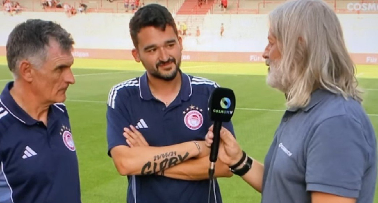 Ο Φρανθίσκο Μανουέλ Ρίκο Κάστρο με το... Ολυμπιακό τατουάζ στο χέρι / Screenshot