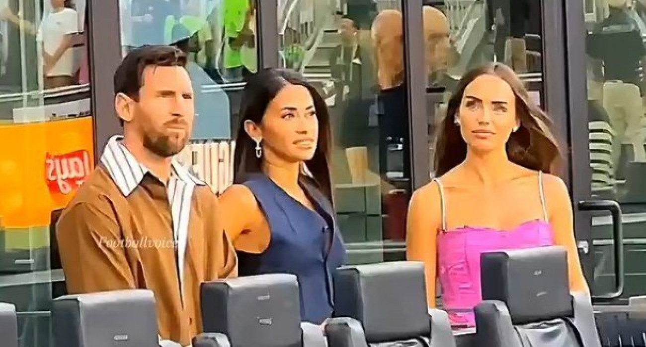 Ο Μέσι, η Αντονέλα και η... παρολίγον πέτρα του σκανδάλου / Screenshot