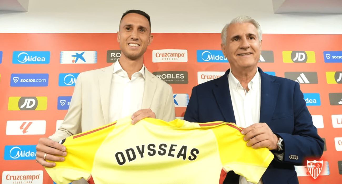 Η παρουσίαση του Οδυσσέα Βλαχοδήμου από τη Σεβίλλη / Screenshot