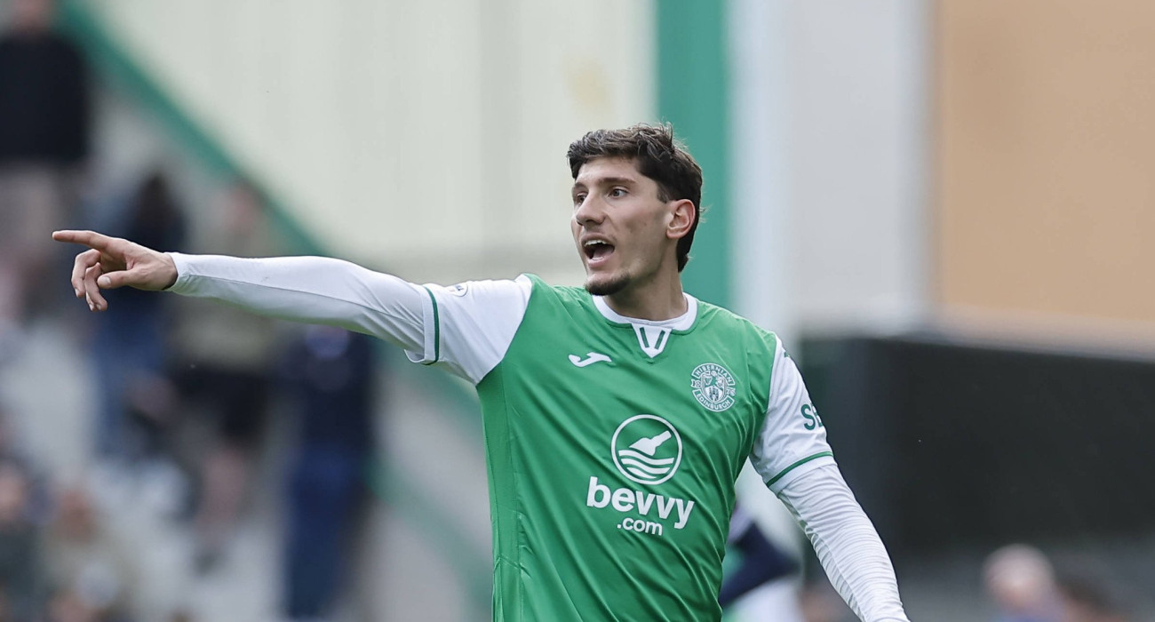 Ο Νεκτάριος Τριάντης σε αγώνα της Χιμπέρνιαν / Πηγή: Imago