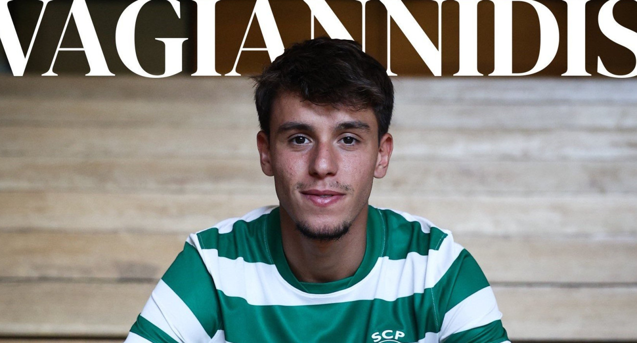 Ο Γιώργος Βαγιαννίδης με τη φανέλα της Σπόρτινγκ Λισαβόνας, Screenshot