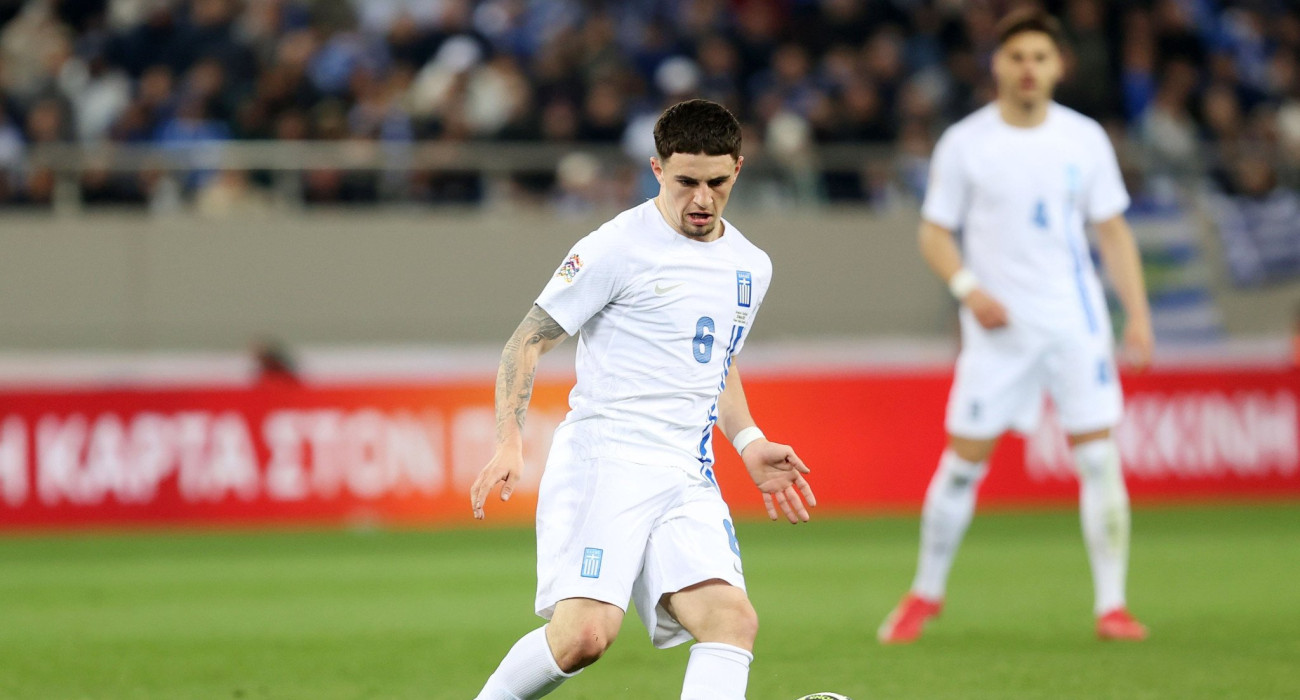 Ο Χρήστος Ζαφείρης σε αγώνα της Εθνικής Ελλάδας / Πηγή: Intime