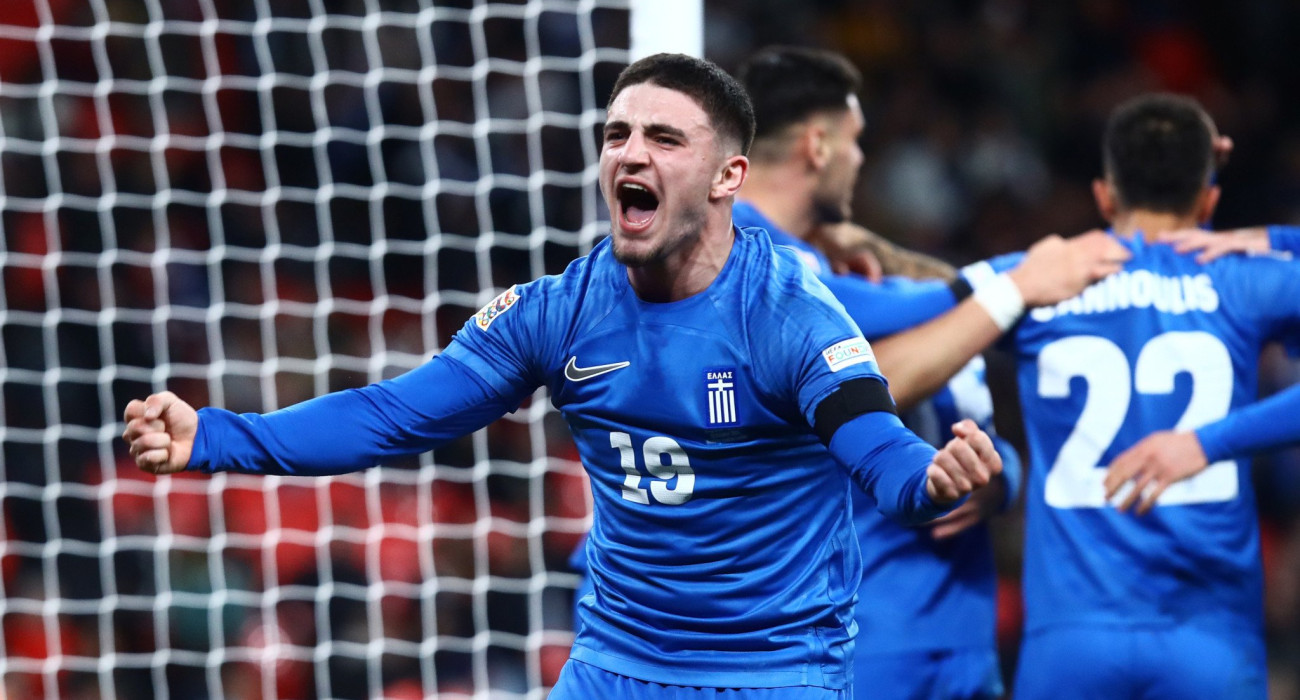 Ο Χρήστος Ζαφείρης με την φανέλα της εθνικής Ελλάδας/Πηγή: Eurokinissi