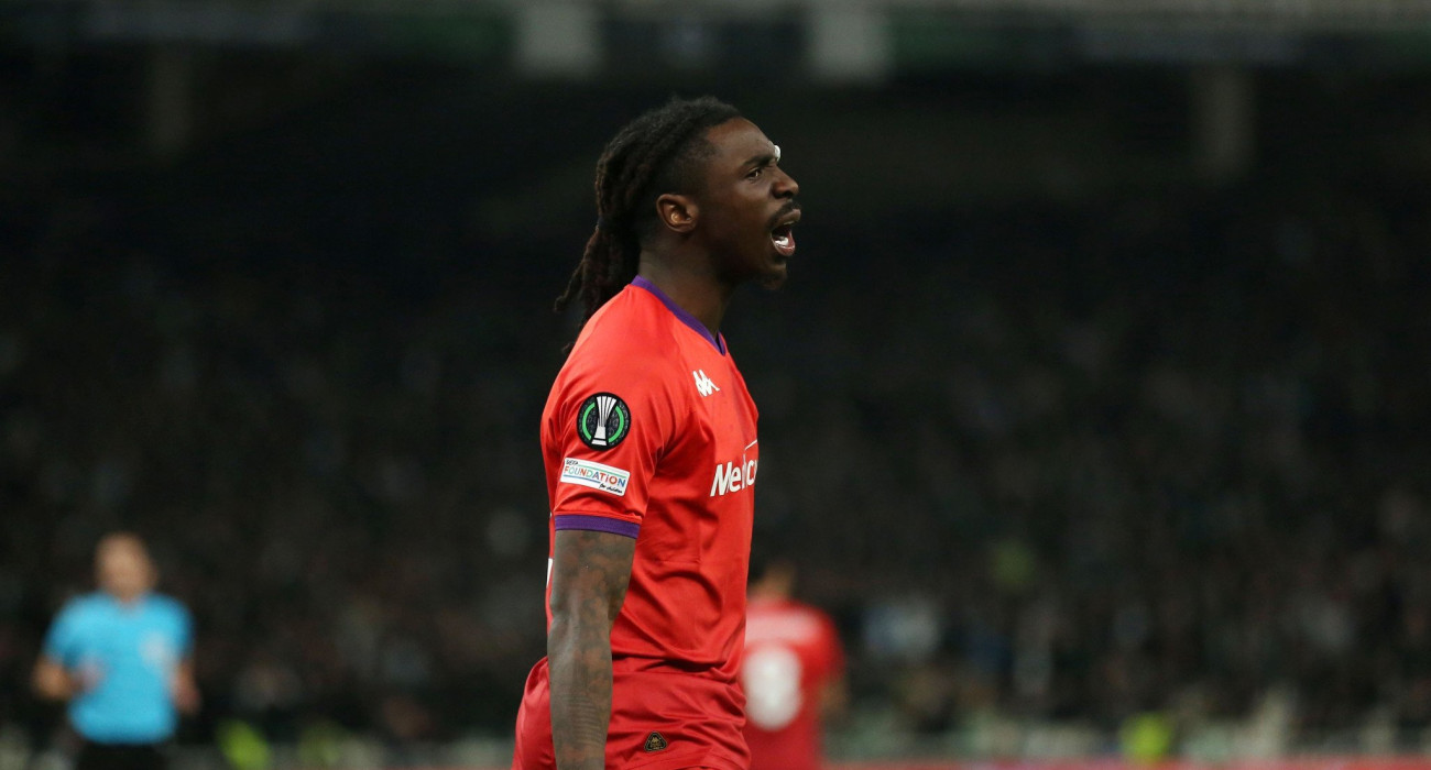 Ο Μόιζε Κεν με την φανέλα της Φιορεντίνα / Πηγή: Intime