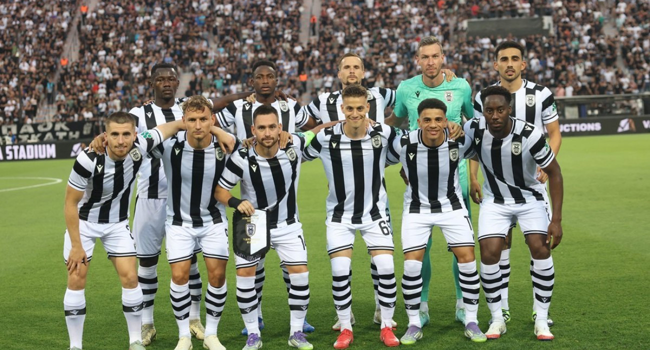 Η ομάδα του ΠΑΟΚ /Πηγή: Eurokinissi