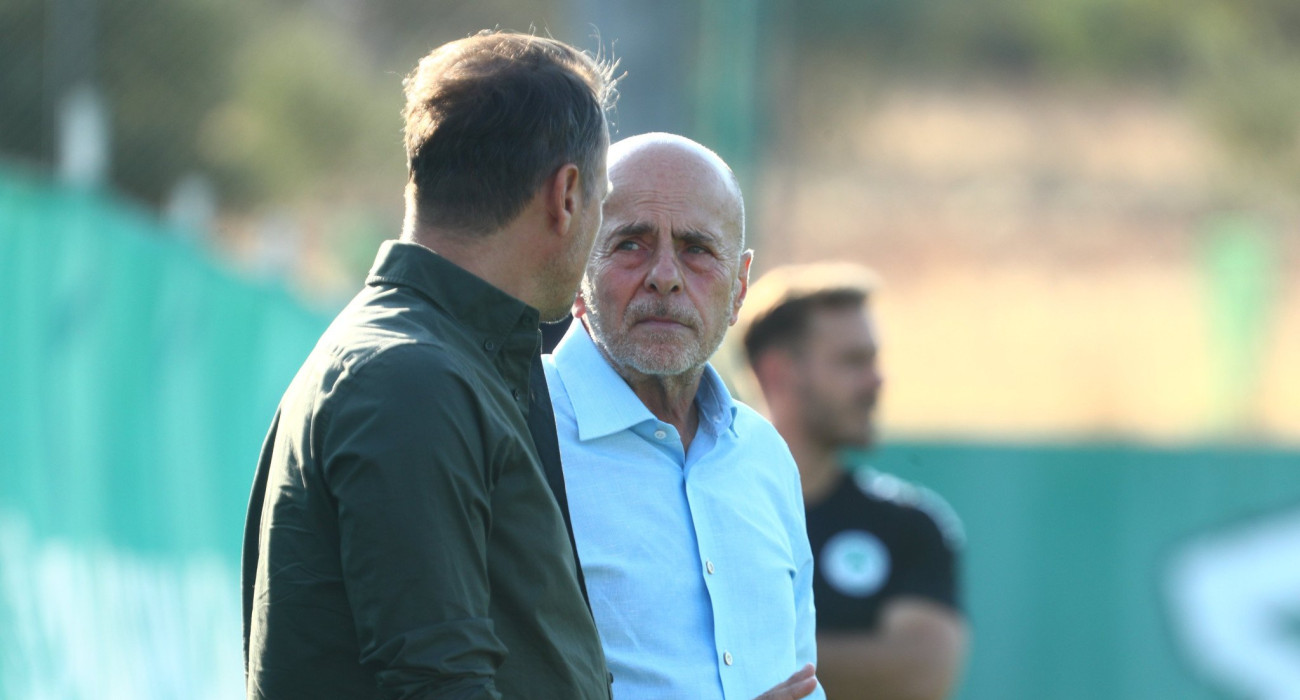 Ο Γιάννης Αλαφούζος στην προπόνηση του Παναθηναϊκού / Πηγή: Eurokinissi