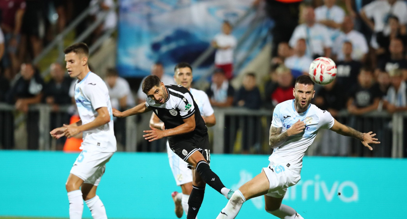 Στιγμιότυπο από το Ριέκα - ΠΑΟΚ / Πηγή: Eurokinissi