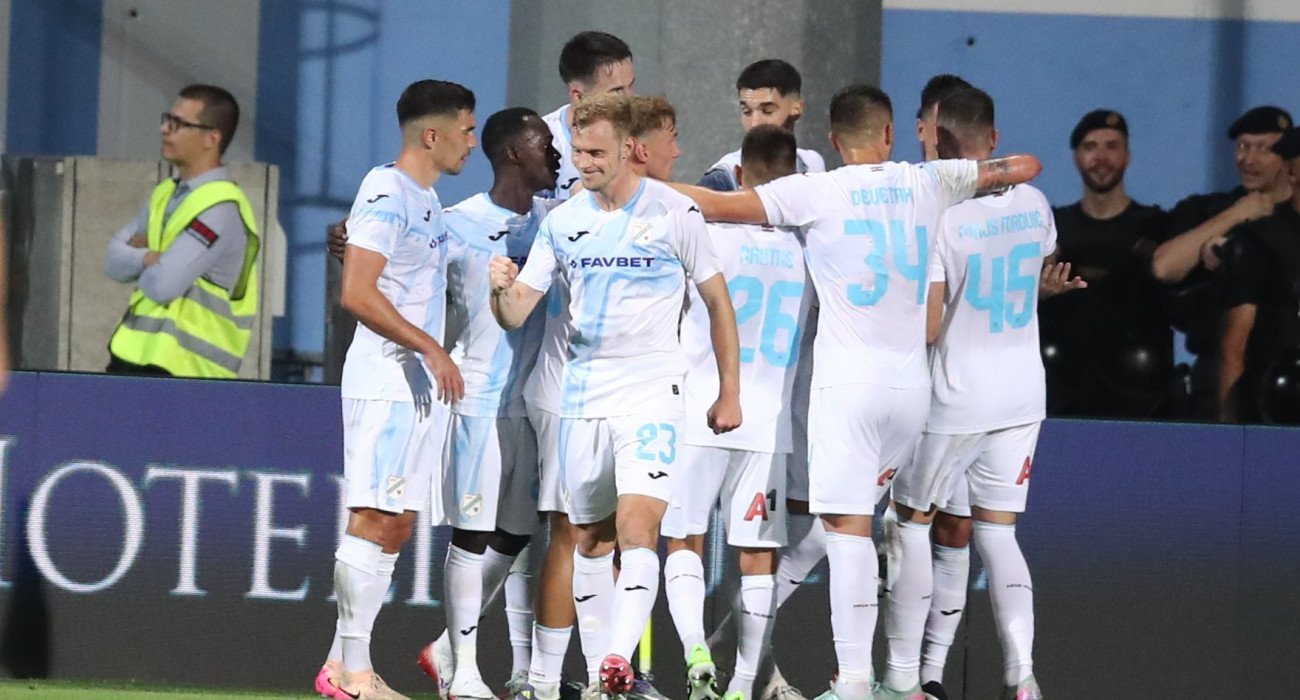 Οι παίκτες της Ριέκα πανηγυρίζουν / Πηγή: Eurokinissi