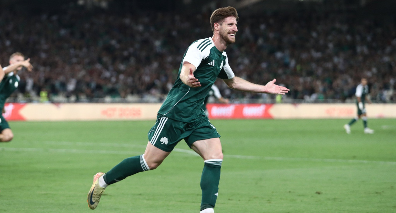 Ο Γιώργος Κυριακόπουλος πανηγυρίζει / Πηγή: Eurokinissi