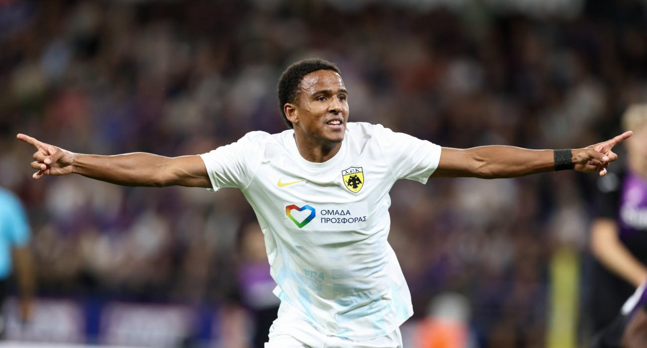 Ο Νίκλας Ελίασον πανηγυρίζει το γκολ κόντρα στην Άντερλεχτ / Πηγή: Eurokinissi