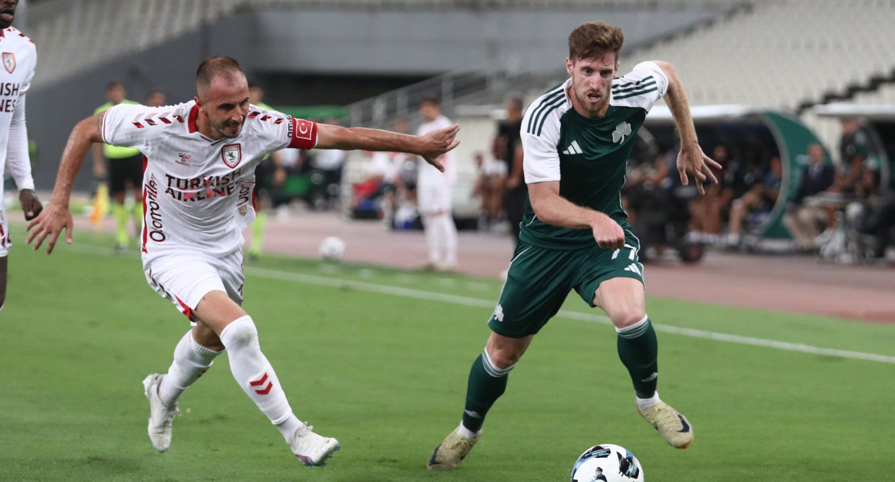 Ο Γιώργος Κυριακόπουλος σε κούρσα του κόντρα στη Σαμσουνσπόρ, Πηγή: Eurokinissi