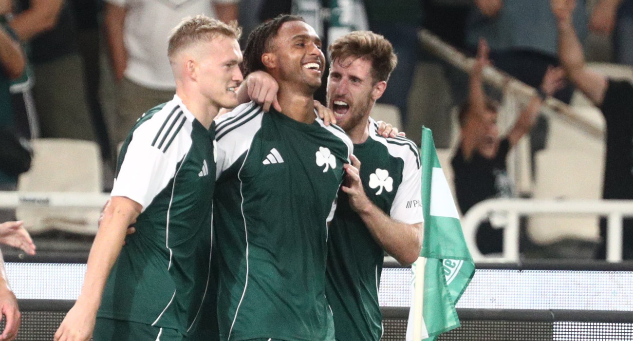 Οι παίκτες του Παναθηναϊκού / Πηγή: Eurokinissi