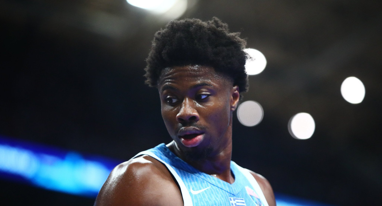 Ο Κώστας Αντετοκούνμπο με τη φανέλα της Εθνικής, Πηγή: Eurokinissi