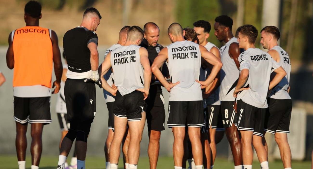 Προπόνηση του ΠΑΟΚ/Πηγή: Eurokinissi