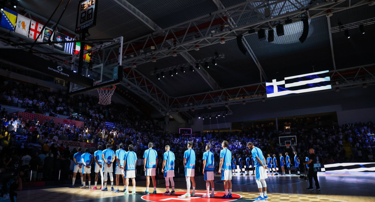 Η Εθνική ομάδα μπάσκετ/Πηγή: Eurokinissi