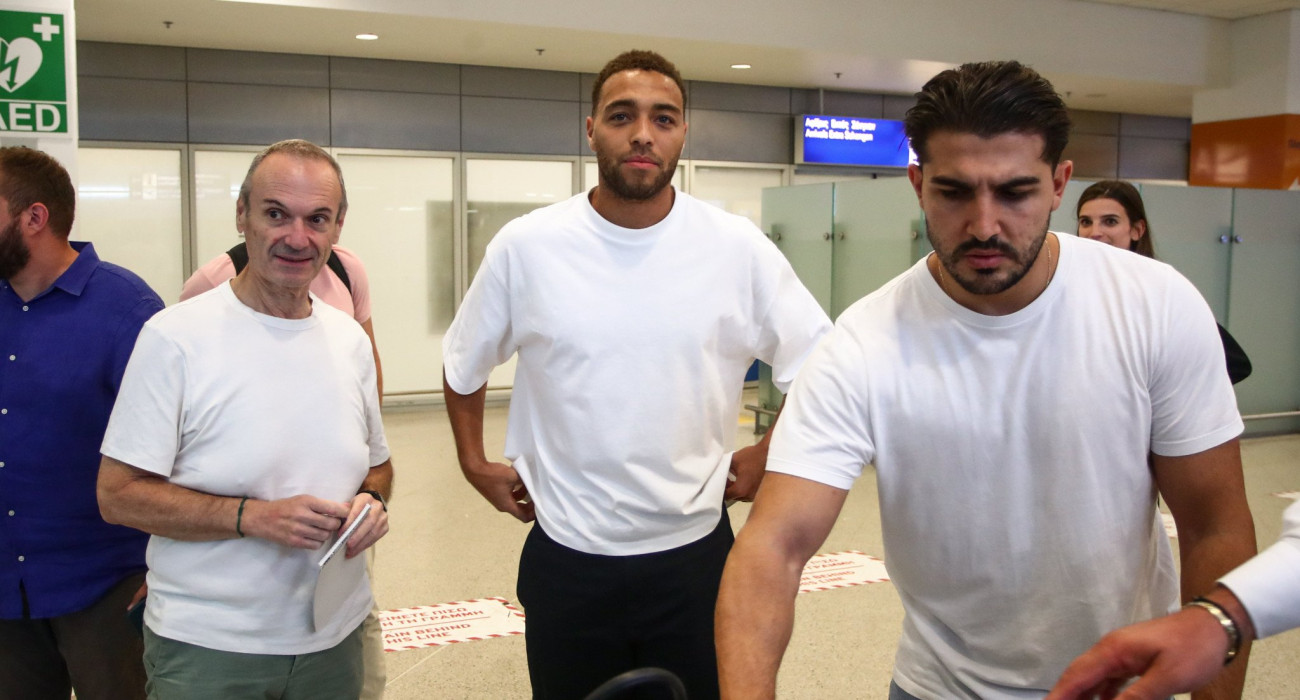 O Σίριλ Ντέσερς στο αεροδρόμιο «Ελευθέριος Βενιζέλος» / Πηγή: Eurokinissi