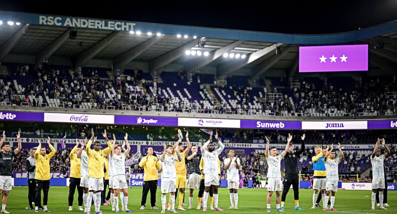 Ο κόσμος της ΑΕΚ στις Βρυξέλλες / Πηγή: Eurokinissi