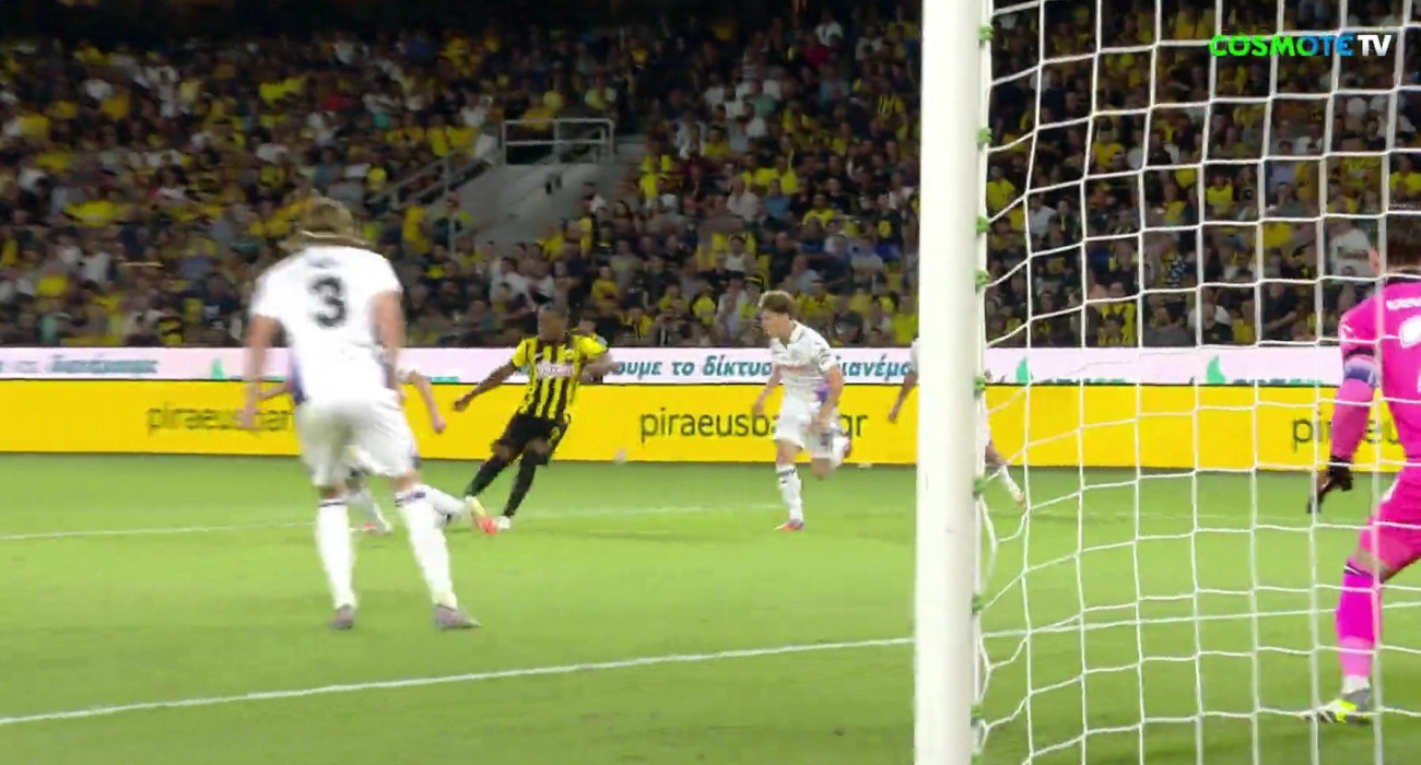 Το γκολ του Ντέρεκ Κουτέσα στο ΑΕΚ-Άντερλεχτ / Screenshot