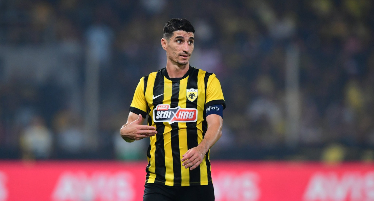 Ο Πέτρος Μάνταλος σε αγώνα της ΑΕΚ / Πηγή: Eurokinissi