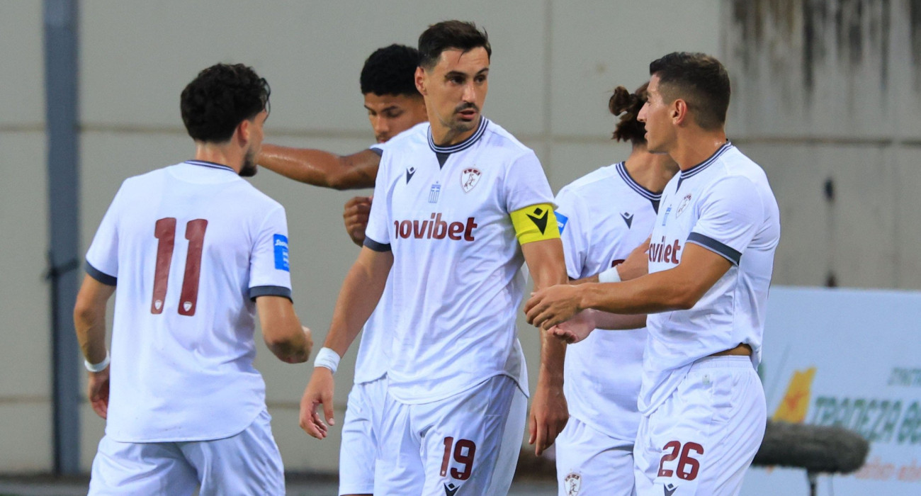 Οι ποδοσφαιριστές της ΑΕΛ στο φιλικό με τον Παναιτωλικό / Πηγή: Intime