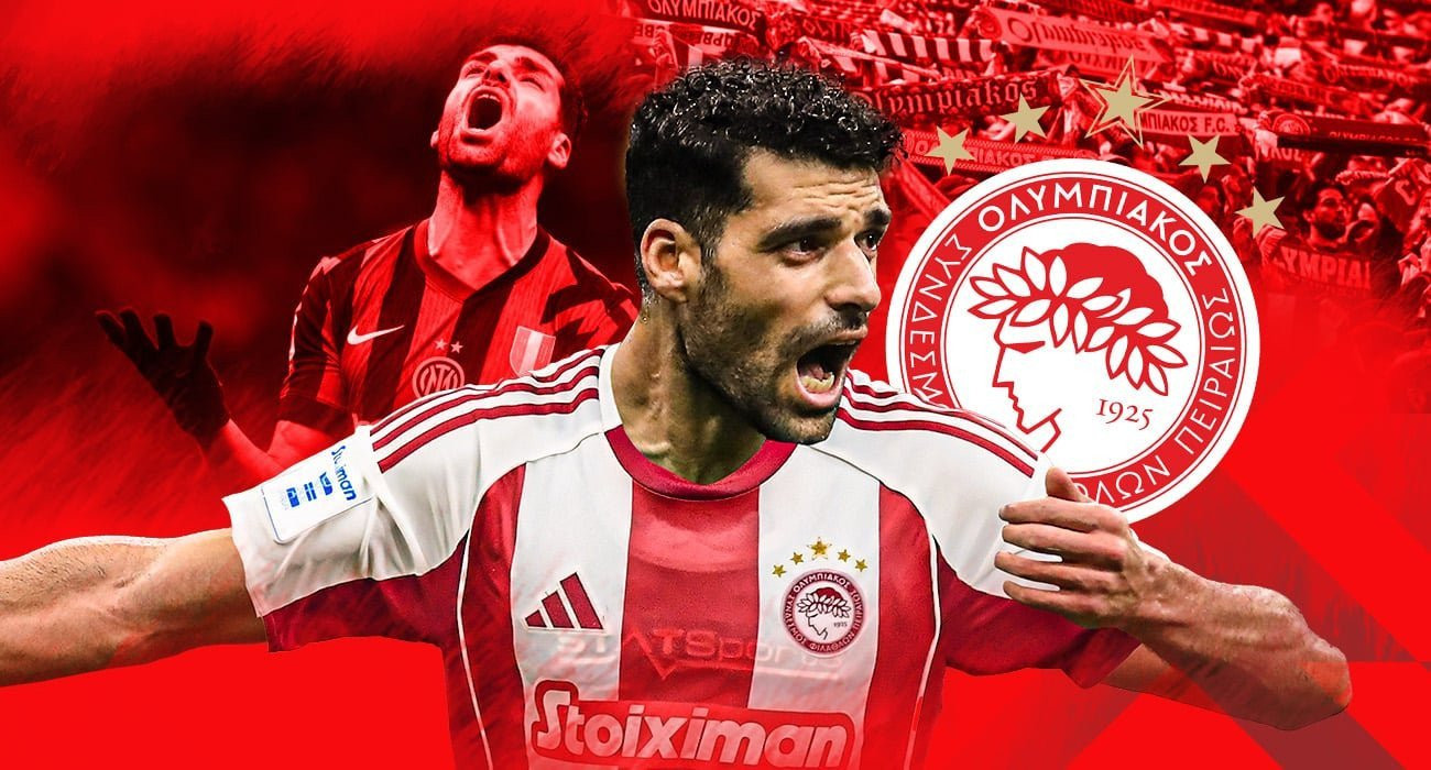 Ο Ολυμπιακός έκλεισε τον Μεχντί Ταρεμί! / Design: Manos Perdikakis