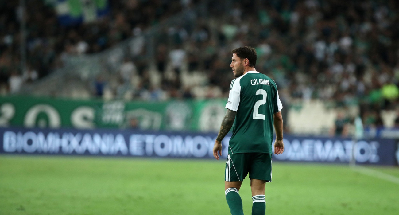 O Νταβίντε Καλάμπρια στο Παναθηναϊκός-Σαμσουνσπόρ / Πηγή: Intime