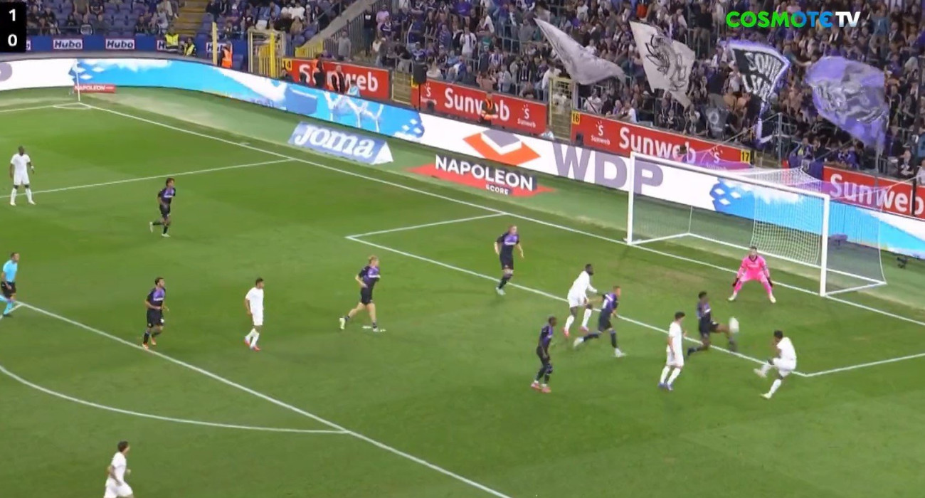 To γκολ του Νίκλας Ελίασον / Screenshot