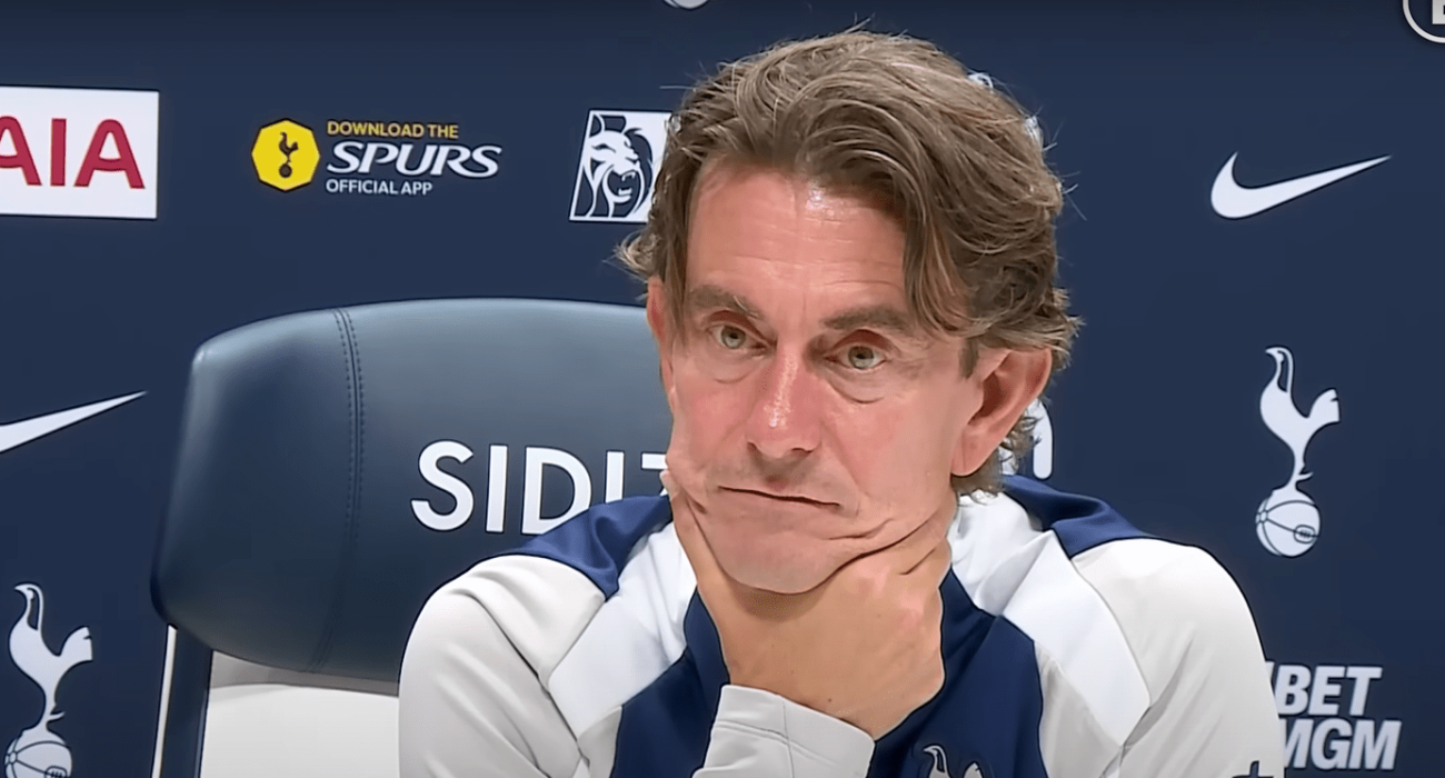 Ο προπονητής της Τότεναμ, Τόμας Φρανκ / Screenshot