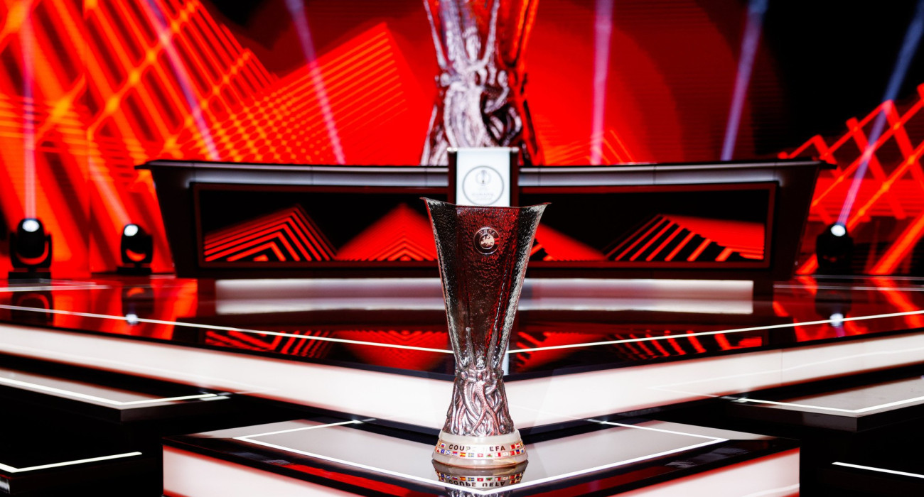 Η κλήρωση του Παναθηναϊκού και του ΠΑΟΚ στο Europa League / Photo by Claudio Lavenia - UEFA/UEFA via Getty Images