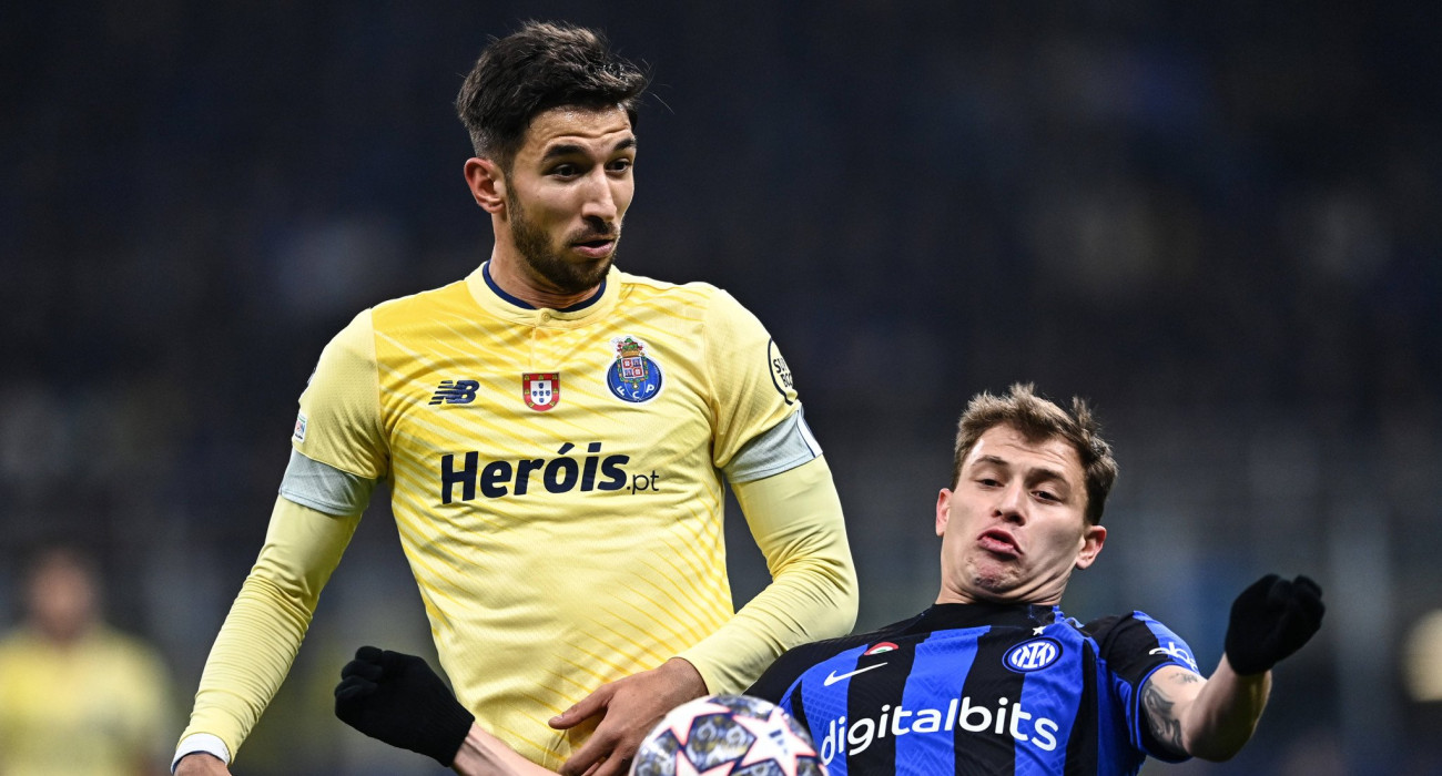 Ο Μάρκο Γκρούγιτς με τον Νικολό Μπαρέλα της Ίντερ στο Champions League / Πηγή: Imago