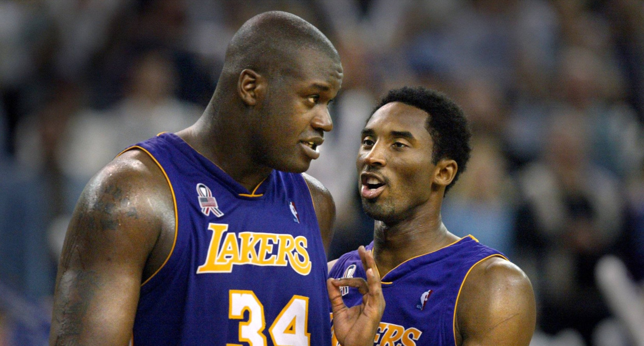 Ο Σακίλ Ο' Νιλ και ο Κόμπι Μπράιαντ ως παίκτες των Λος Άντζελες Λέικερς / Πηγή: Imago