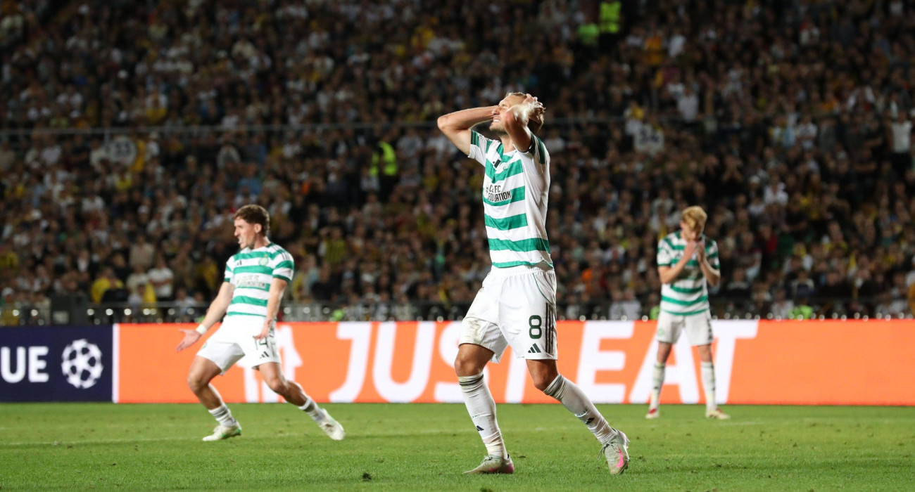 Η απογοήτευση των παικτών της Σέλτικ / Πηγή: Imago