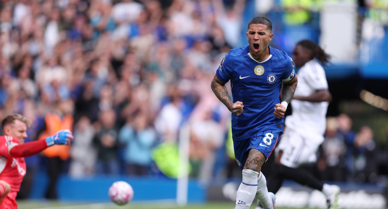 Ο Έντσο Φερνάντες πανηγυρίζει το γκολ του κόντρα στη Φούλαμ / Πηγή: Imago