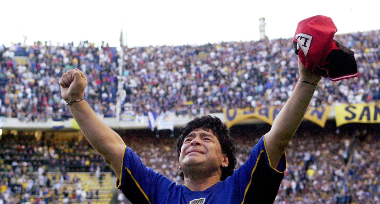 Ο Ντιέγκο Μαραντόνα με την Μπόκα Τζούνιορς / Πηγή: Eurokinissi