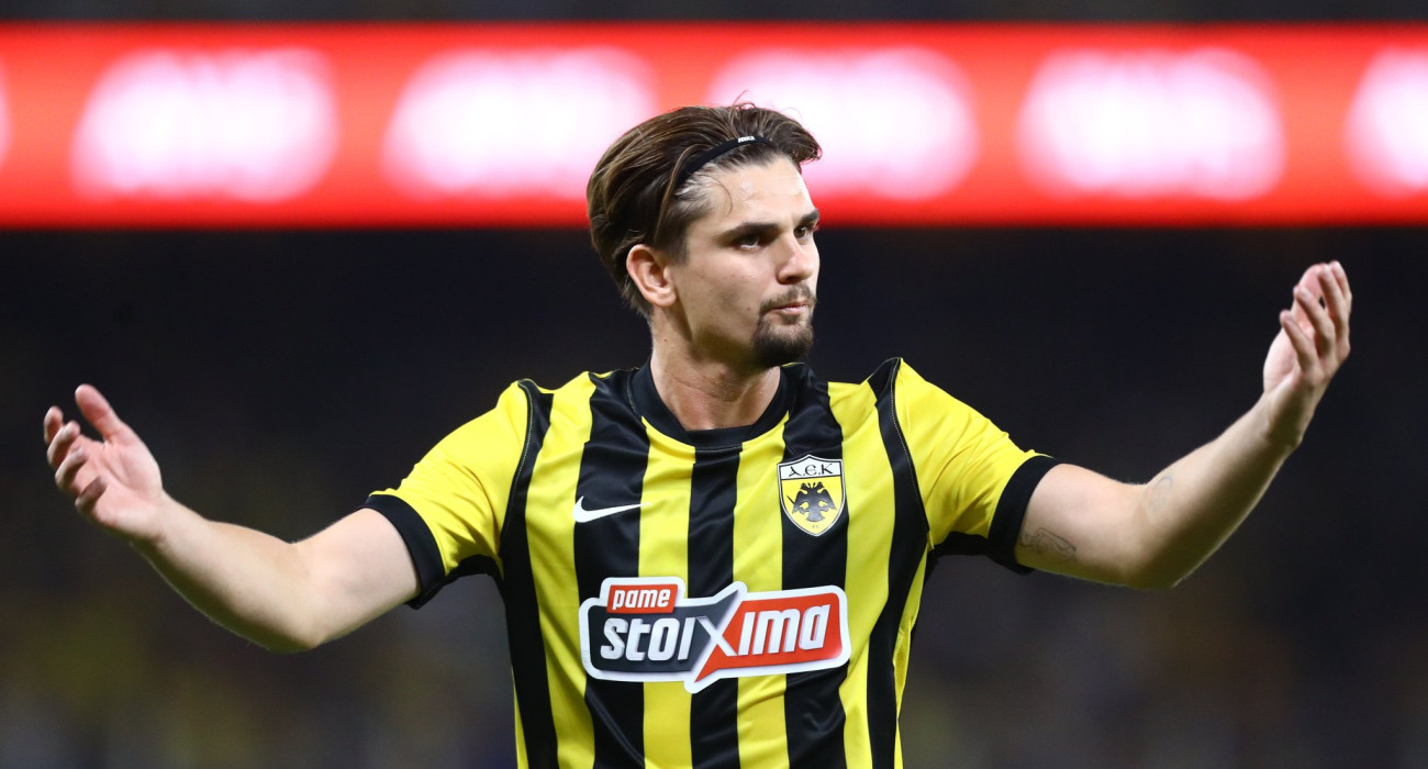 Ο Ράζβαν Μαρίν με την ΑΕΚ / Πηγή: Eurokinissi