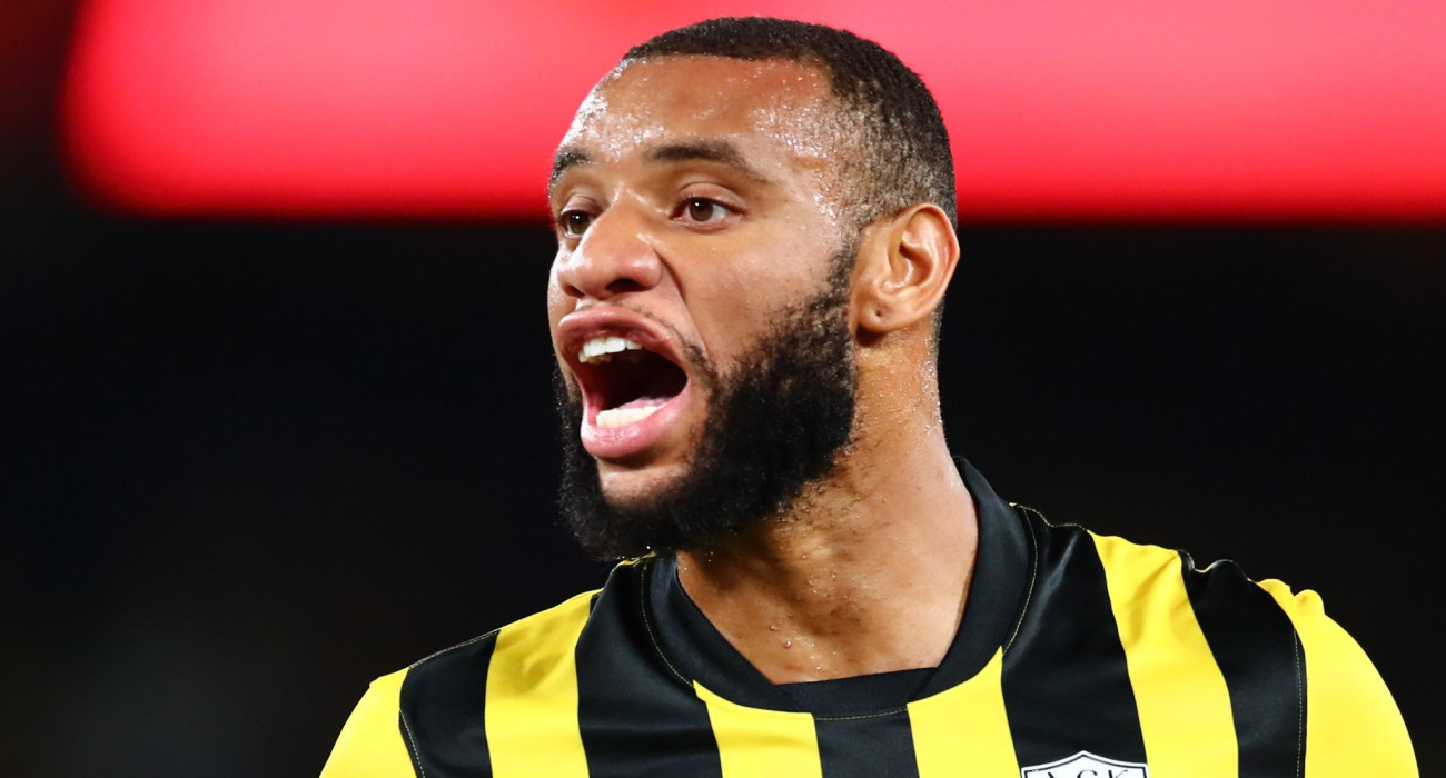 Ο Αρόλντ Μουκουντί με την ΑΕΚ / Πηγή: Eurokinissi