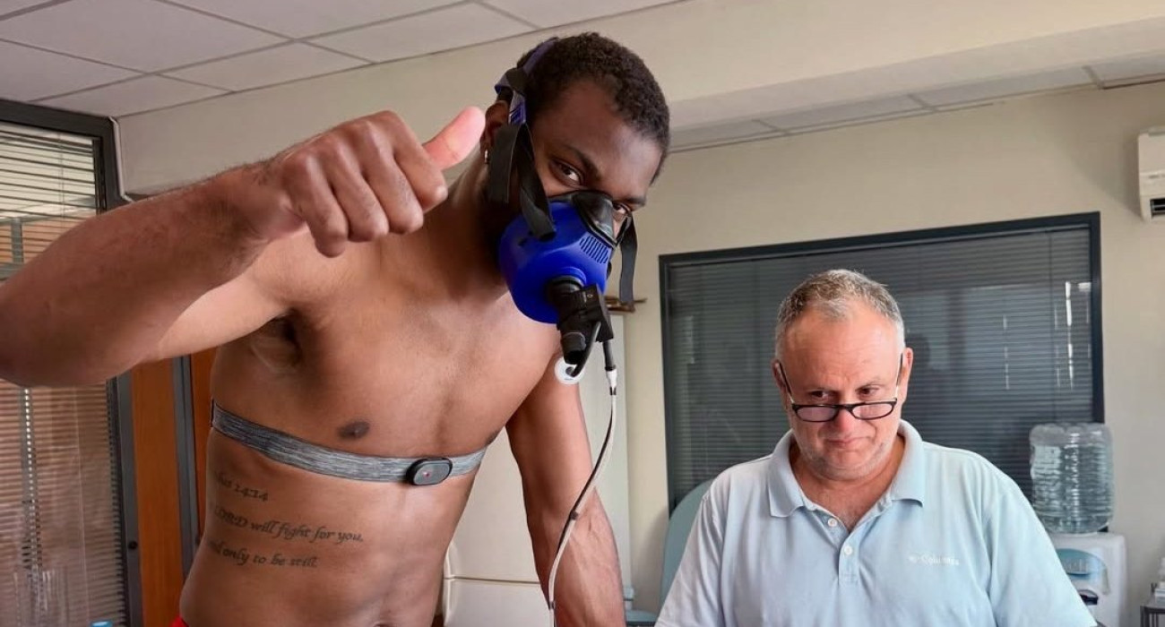 Ο Κίναν Έβανς πέρασε από εργομετρικές εξετάσεις/Πηγή: olympiacosbc