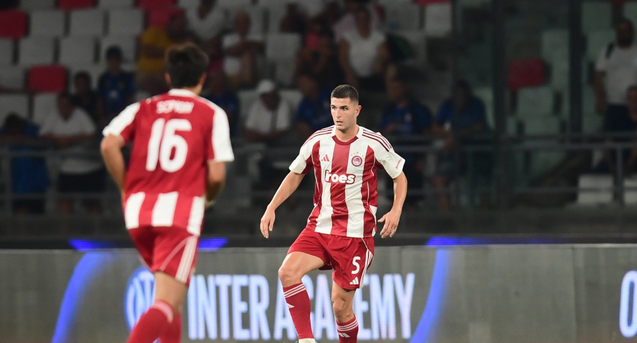 Στιγμιότυπο από φιλικό προετοιμασίας του Ολυμπιακού/Πηγή: Eurokinissi