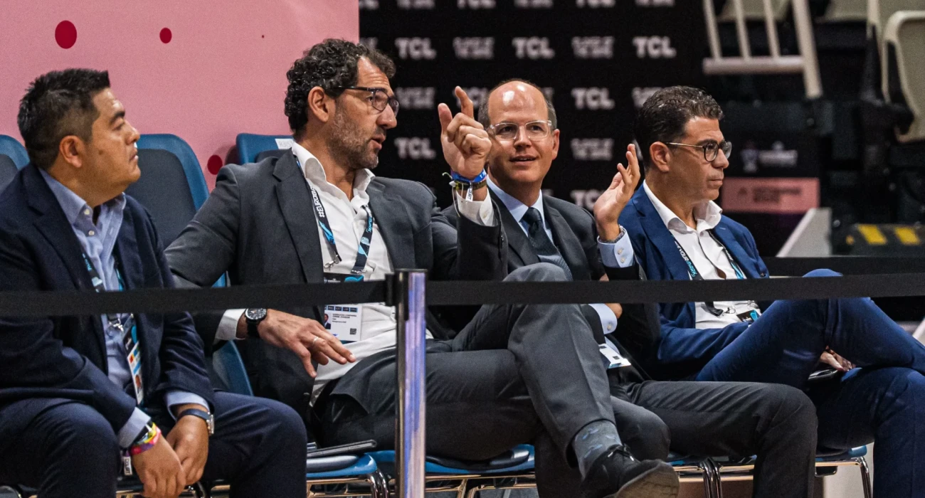 O Ανδρέας Ζαγκλής στην Λεμεσό για το Γεωργία - Ισπανία - Πηγή: FIBA