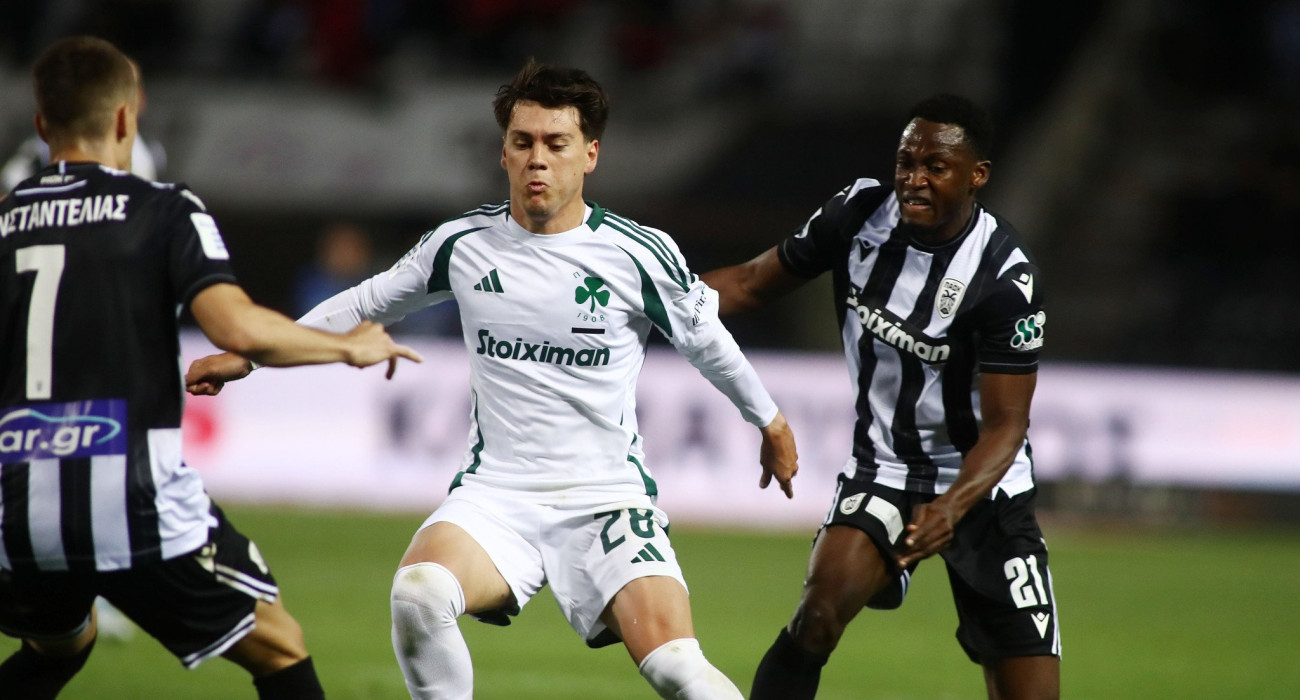 Στιγμιότυπο από το ΠΑΟΚ - Παναθηναϊκός τη σεζόν 2024/25 / Πηγή: Intime