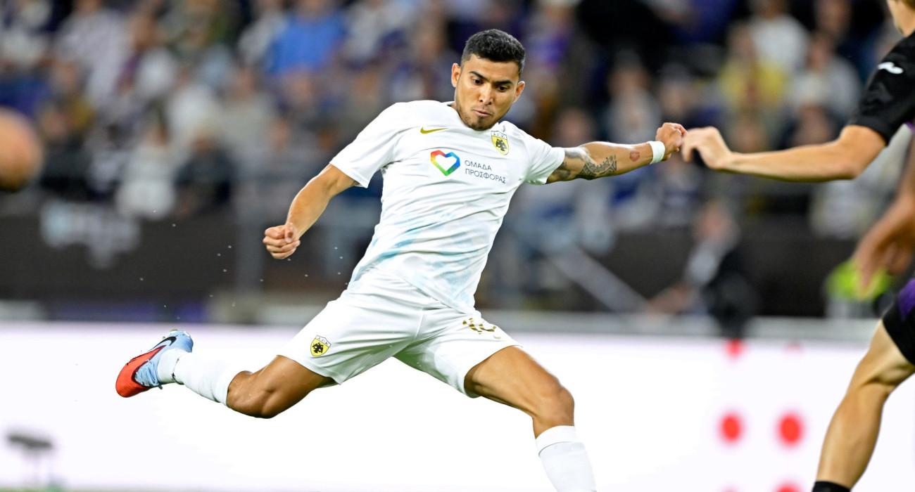 Ο Ορμπελίν Πινέδα στο Άντερλεχτ-ΑΕΚ / Πηγή: Eurokinissi