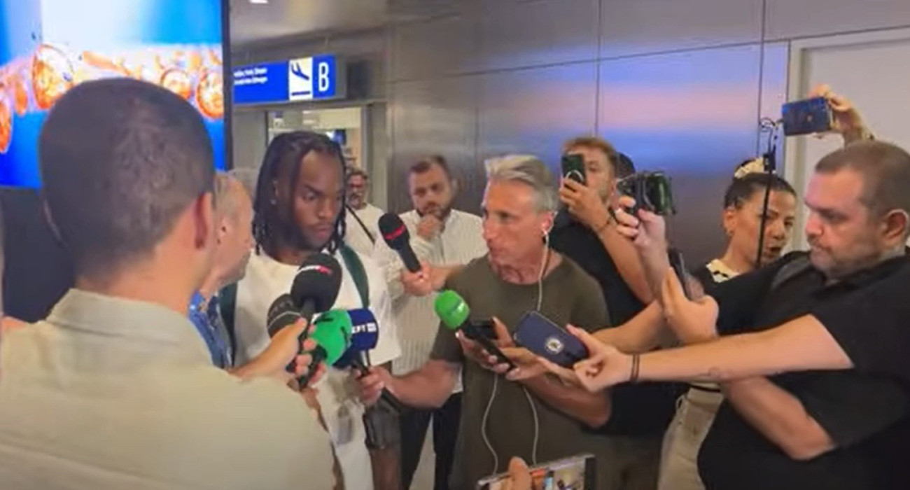 O Ρενάτο Σάντσες στην Αθήνα  για τον Παναθηναϊκό / Screenshot