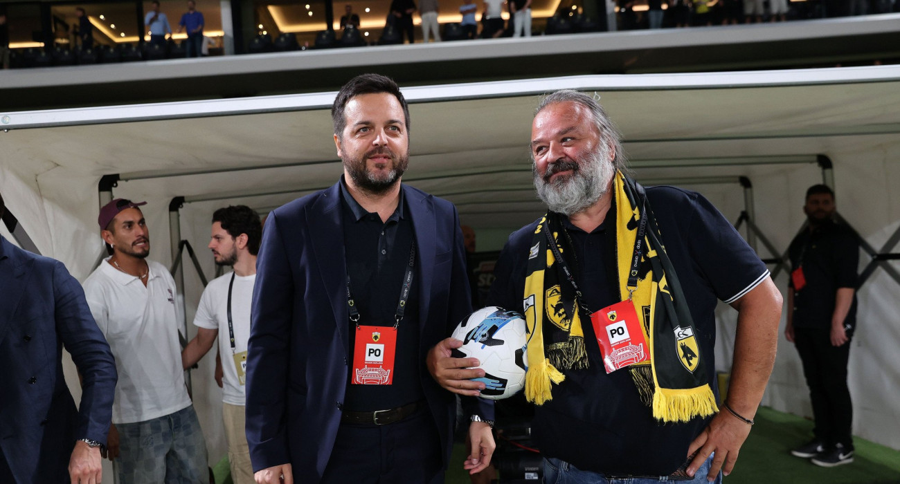 Χαβιέρ Ριμπάλτα και Μάριος Ηλιόπουλος /Πηγή: Intime