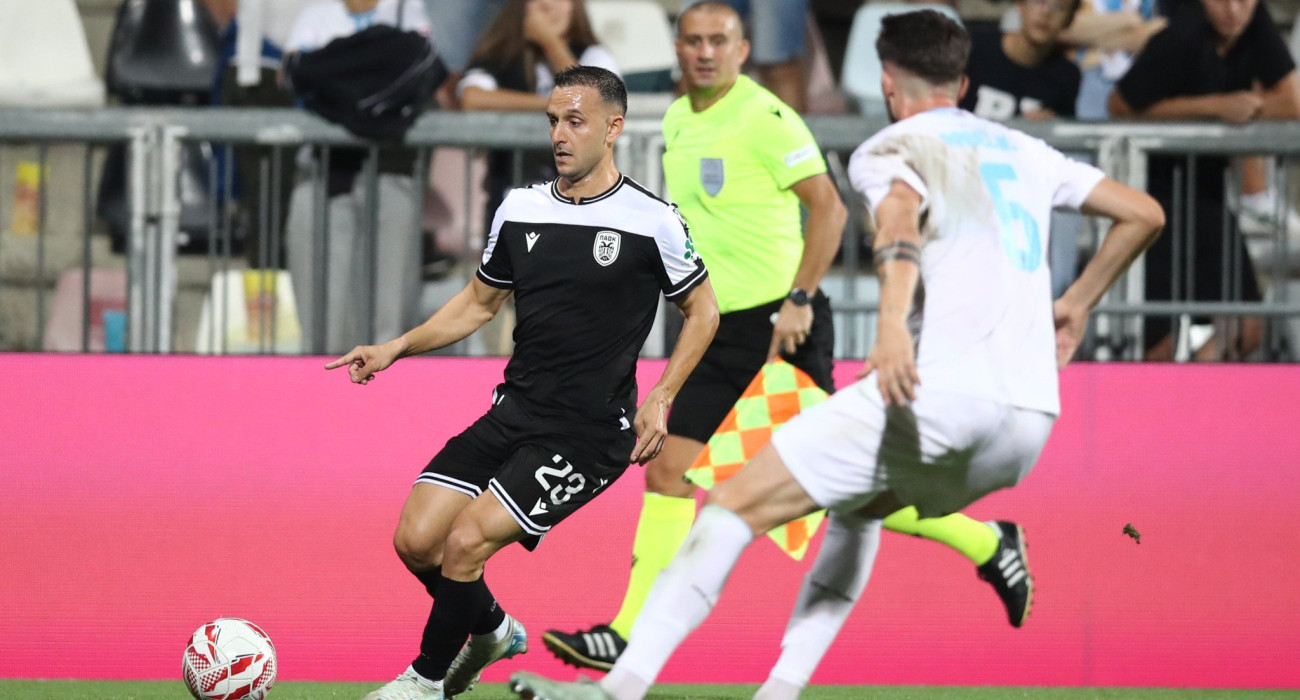 Φάση από το ματς Ριέκα - ΠΑΟΚ / Πηγή: Eurokinissi