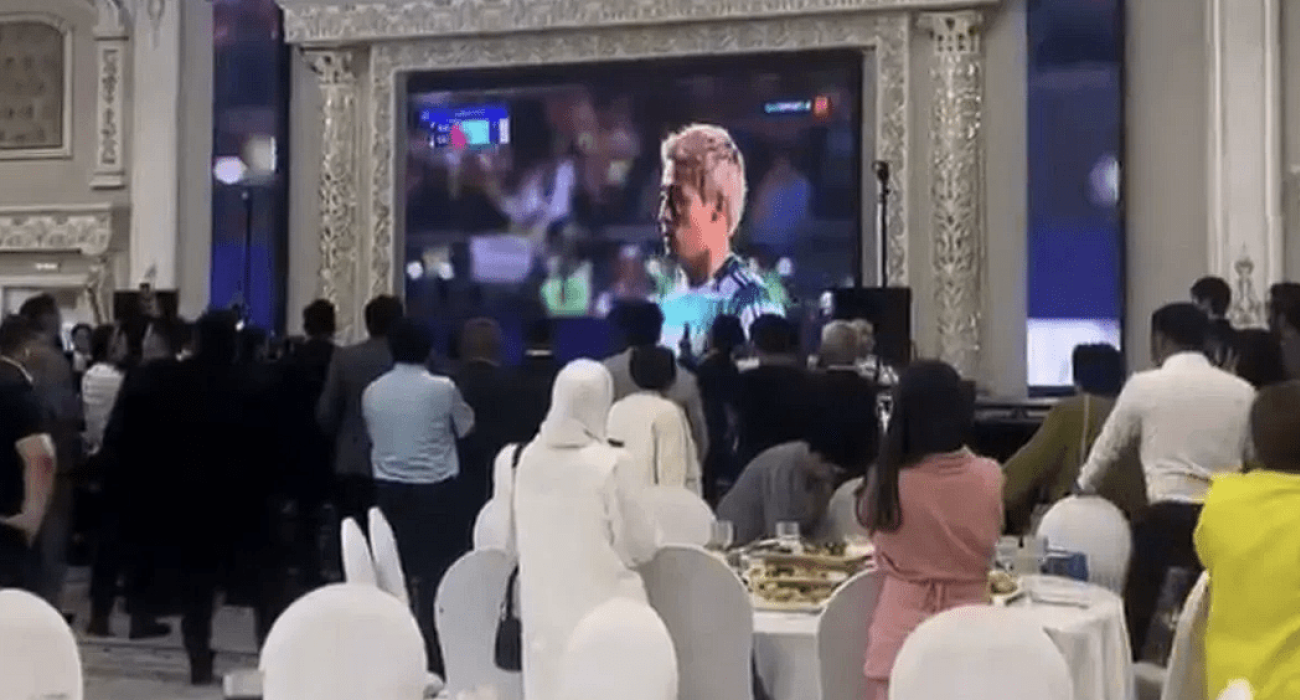 Η στιγμή της διαδικασίας των πέναλτι κατά την διάρκεια του γάμου / Πηγή: Printscreen